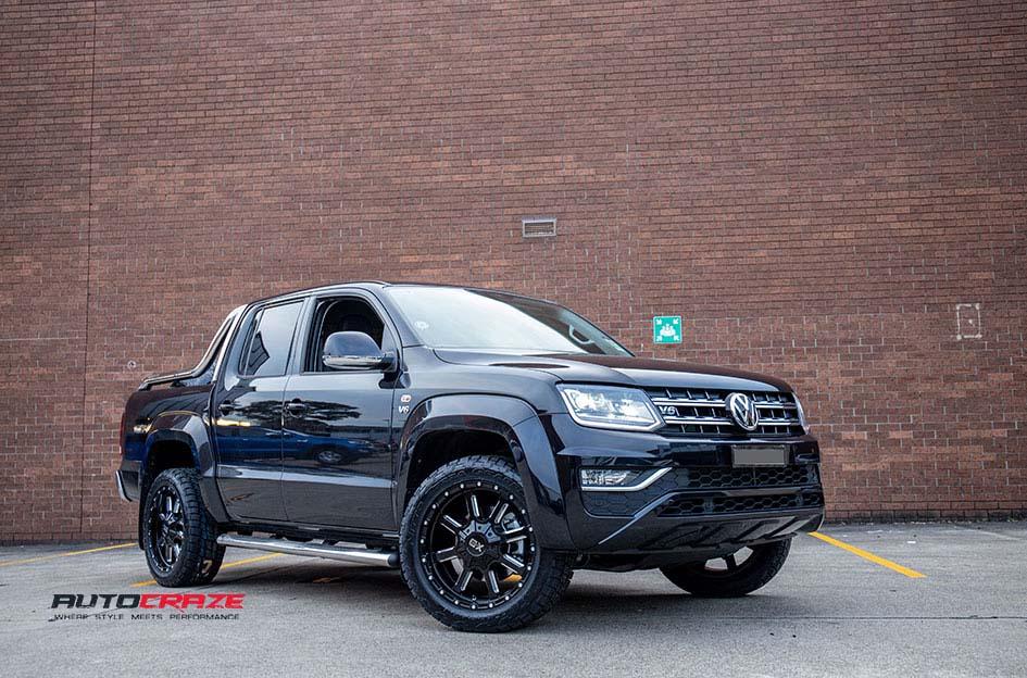 VOLKSWAGEN AMAROK MAMMOTH XD GLOSS BLACK MILLED